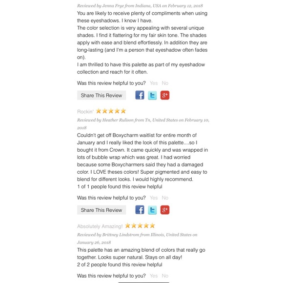 Crown Glam Metals Eyeshadow Palette - Picture 7 of 7